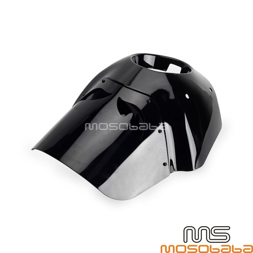 Front Headlight Fairing Windshield Kits w/Headlight Extension Blocks For Harley - Picture 8 of 9