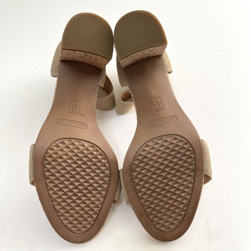 Aerosoles Reposa tacón High Hopes cuero superior talla 9,5 nude - Imagen 6 de 7