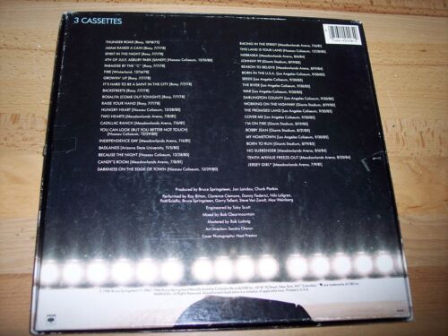 1986 Bruce Springsteen Live 1975-1985 3 Cassettes(2 sealed) w/ booklet - Picture 3 of 3