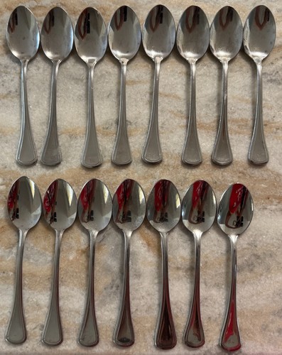 15pc Teaspoon Masterpiece (Stainless) by World Tableware glossy 5 7/8" - Picture 1 of 5