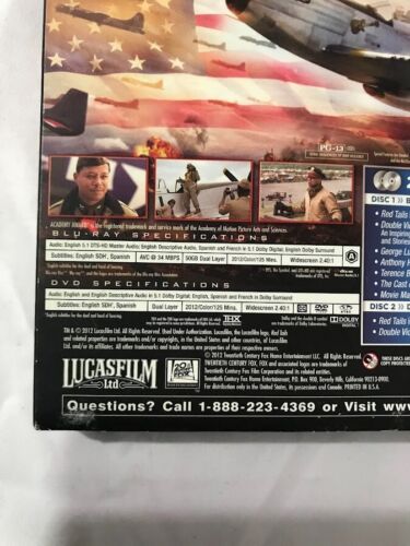 Red Tails (Blu-ray & DVD, 2012) Tested Works Cuba Gooding Jr. Terrence Howard - Picture 6 of 10