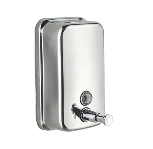 Restaurant Soap Dispenser Hotel Hand Wall Mounted Box Commercial Stainless Steel