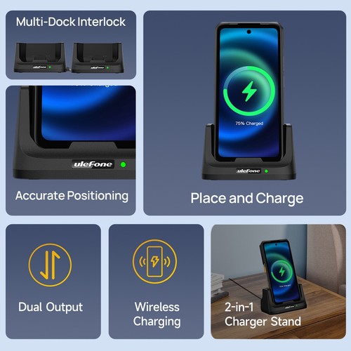 Ulefone Armor 26 Ultra 33W Desk Charging Dock Station - Picture 11 of 11