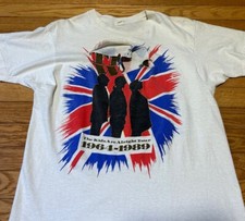 Vtg 80s 1989 The Who The Kids Are Alright Tour Thrashed T-Shirt Size L