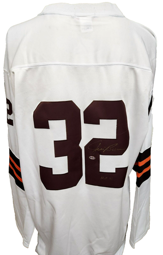 Jim Brown Signed Autographed Cleveland Browns XL Jersey With COA #32 HOF - Picture 1 of 3