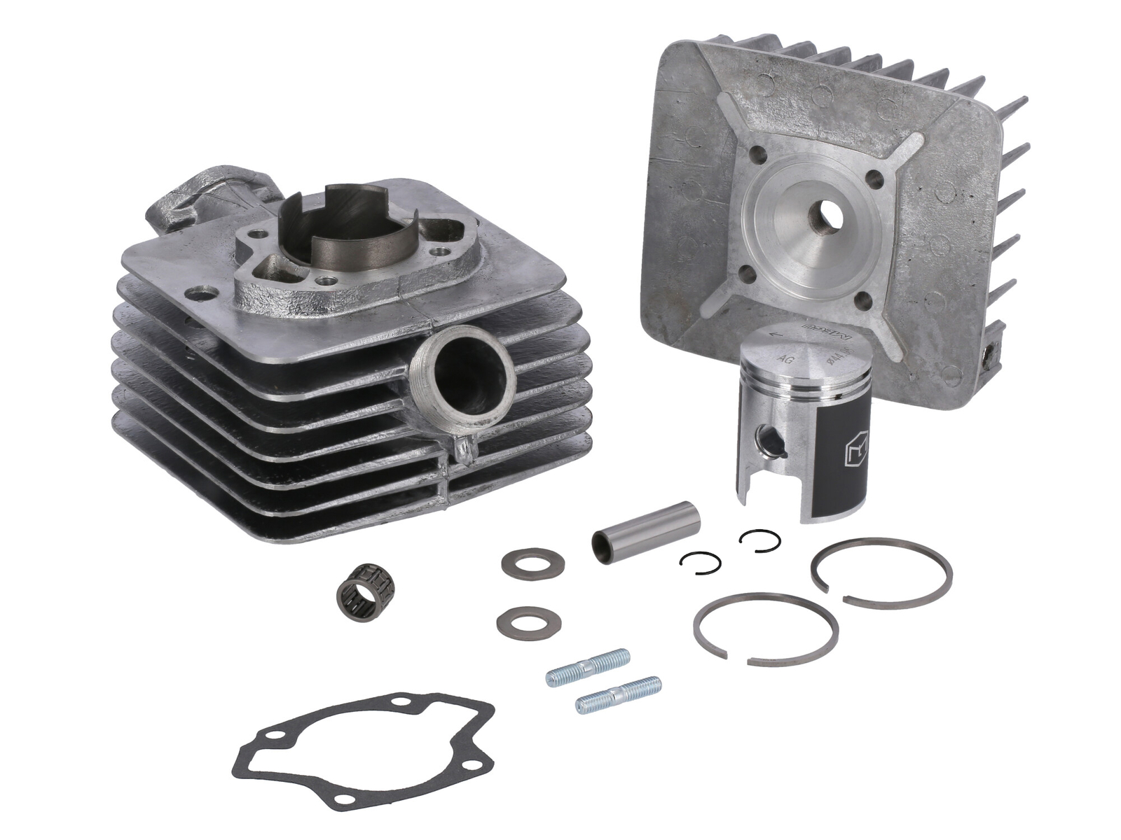 Set Zylinder komplett, mit Zylinderkopf und Kolben, Simson S 50, Ø45 mm, 63 ccm