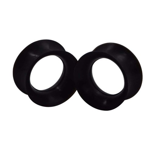 2PCS Sottile Silicone Tunnel Orecchio Morbido Tappi Orecchie Flessibili Manometri Piercing - Foto 19 di 27