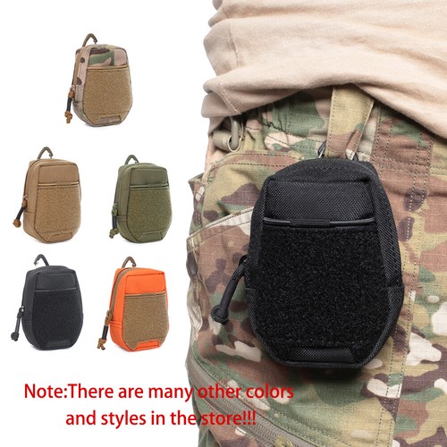 Hombres Táctico Molle Llavero Bolsa Portátil Mini EDC Bolsillo Moneda Llave Auriculares Bolsa - Imagen 13 de 15