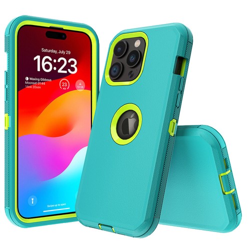 For iPhone 16 15 Pro Max 14 13 12 11 XR Case Heavy Duty Shockproof Rugged Cover - Picture 76 of 104