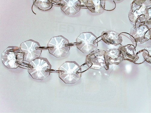 3 Sizes Chandelier Wedding Garland Crystals Droplets Glass Beads Drops Vintage - Picture 9 of 81