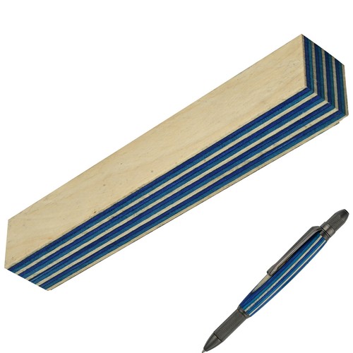 Spectraply Wood Pen Blank Beautiful Lathe Turning Woodturning Fast Shipping - Picture 5 of 23