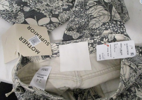 NWT Mother Superior Nordstrom French Fairy Tale Floral Jean Pants Size 24 - Picture 6 of 6