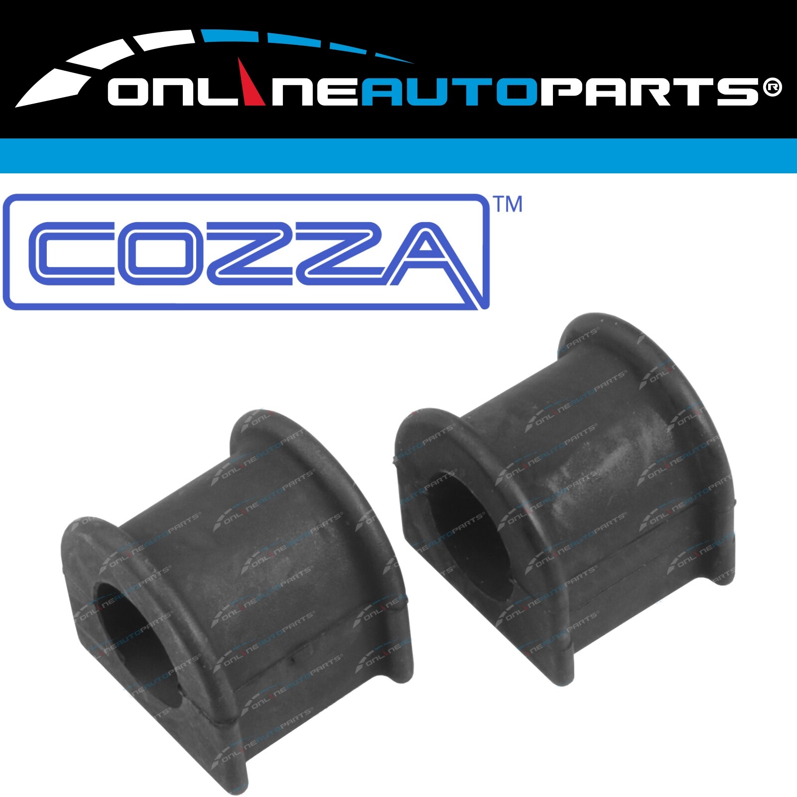 2 Front Rubber Sway Bar D Bushes for Landcruiser FZJ75 4.5L 1FZFE