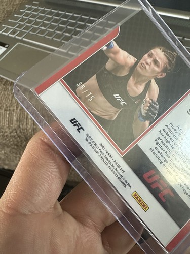 UFC PRIZM 2021 GREEN CARD ANTONINA SHEVCHENKO!!! /75 SP!!! - Picture 3 of 3