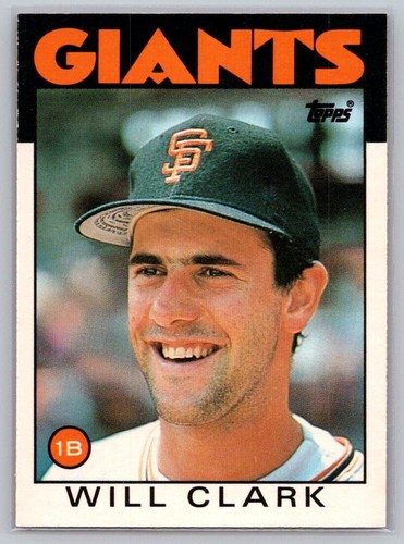 1986 Topps Traded Will Clark #24T - Bild 1 von 2