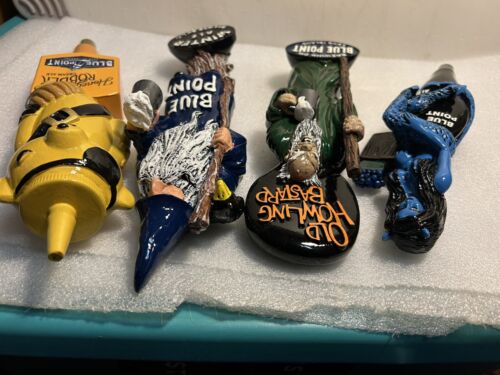 4 NEW PREMIUM BLUE POINT BREWING CRAFT draft beer tap handles. NEW YORK - Picture 5 of 18