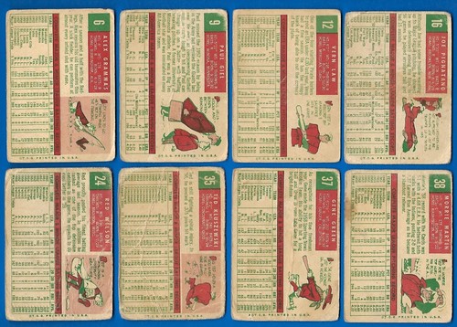1959 TOPPS MLB BASEBALL CARD WHITE OR GRAY BACK 1-572 SEE LIST - Picture 15 of 283