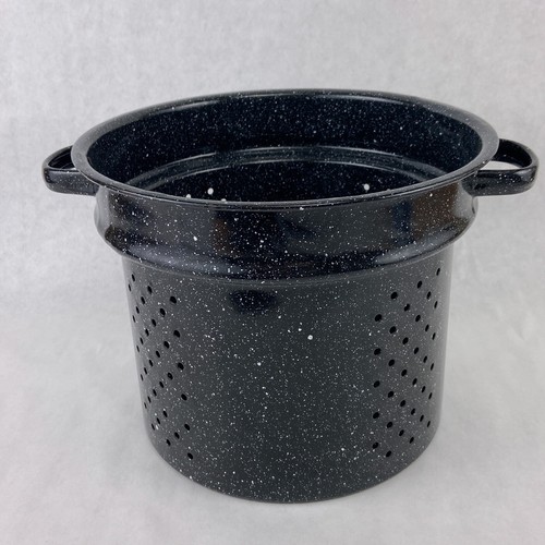 Granite Ware Blancher Stock Pot Strainer 7.5 Quart 3-piece Set Drainer Canning - Picture 18 of 23