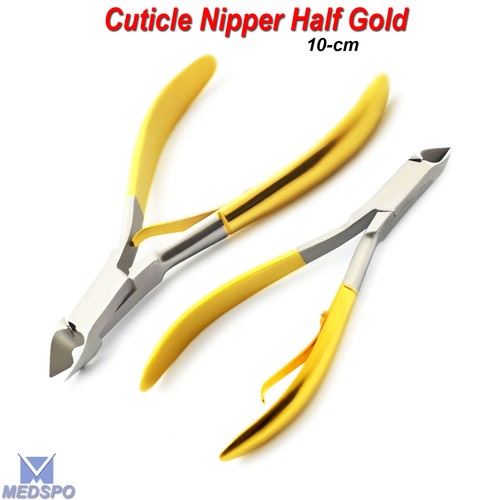 Nagelhautzange Haarschneidemaschine Goldgriff Nagelschneider Entferner Pediküre Instrumente CE - Bild 4 von 5