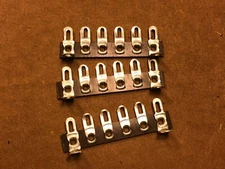 Lot of 3 New 6-Lug Phenolic Terminal Strips with Solder Lugs for Tube Amplifiers