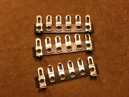25-PCS Cinch 17-7 Terminal Strip 7 Position Screw Feed-Through Solder