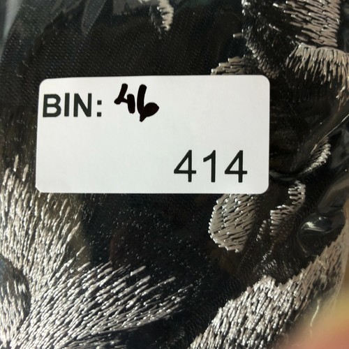 Marina Blue Sage Womens Dress Size 6 Black Lace Halter Embroidered Mermaid Hem - Picture 12 of 12