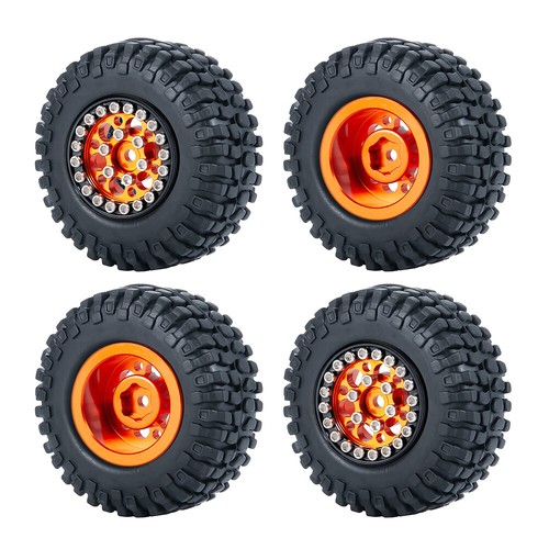 AXSPEED 50/54mm Gummireifen Räder+Felge für RC 1:24 Axial SCX24 90081 00001/2/4 - Picture 13 of 16