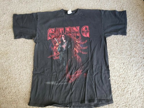 VTG 90s 1998 WCW STING THE CROW Double Sided Wrest