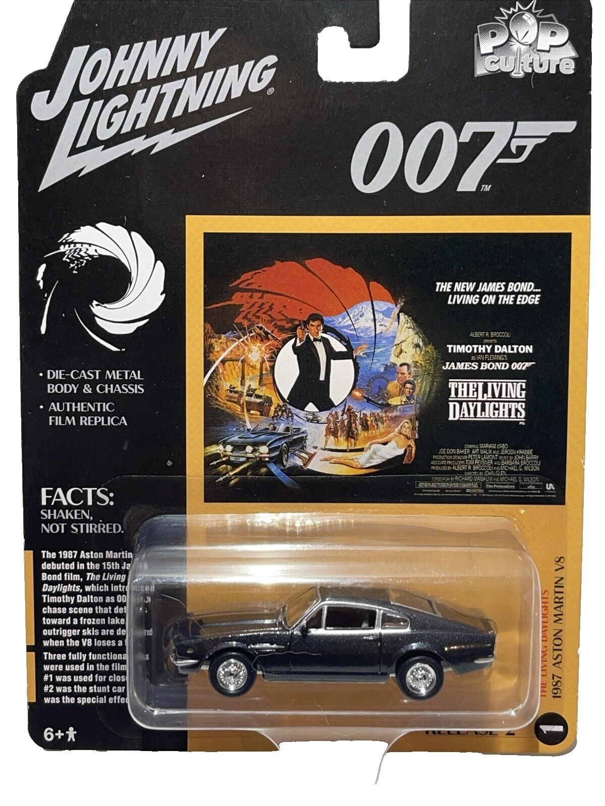 Fabricación de contemporáneo Johnny Lightning Aston Martin Diecast coches, camiones y camionetas