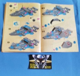 LEGO LEGOLAND Instructions Cod. 6886 Lego Space Police Series 1989.