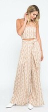 Skyler Madison Strapless Paisley Jumpsuit S