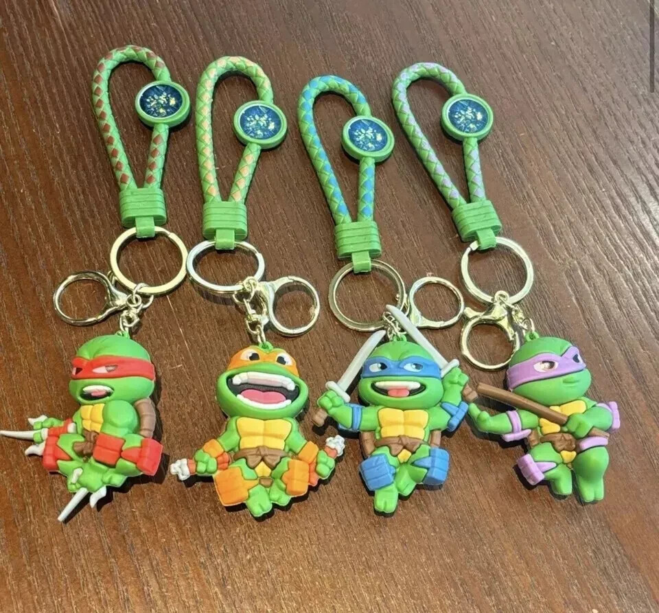 Teenage Mutant Ninja Turtles 3D Characters Silicone Keychain TMNT | eBay