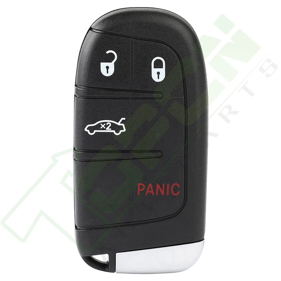 Llavero de coche con control remoto de entrada sin llave para Chrysler 200 Dodge Challenger Foto 3 de 4