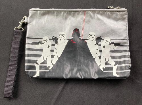 Star Wars Silber Clutch Tasche Handschlaufe Original Lizenz Lucasfilm Ltd Produkt - Bild 1 von 5
