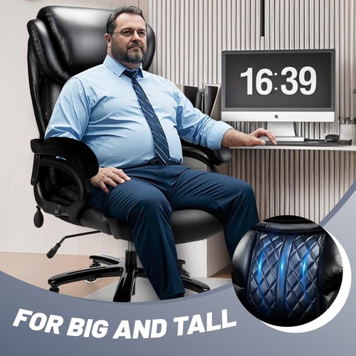 Big and Tall Office Chair 600lbs- High Back Executive Computer Chair - Picture 12 of 27