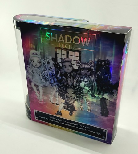 Rainbow High Shadow Series 1 Ash Silverstone Greyscale Fashion Doll - Picture 2 of 3