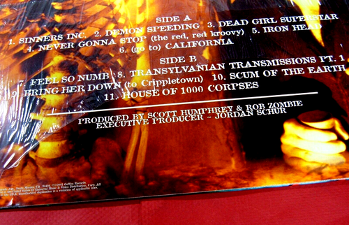 Rob Zombie "THE SINISTER URGE" 2001, Geffen, Original issue FACTORY SEALED NM - Imagen 5 de 6