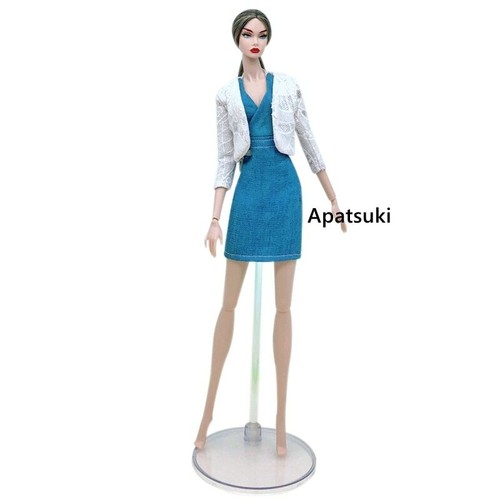 Ensemble de vêtements de poupée à la mode pour tenues de poupée 11,5 pouces robe robe chemise manteau jupe 1/6 - Photo 15/35