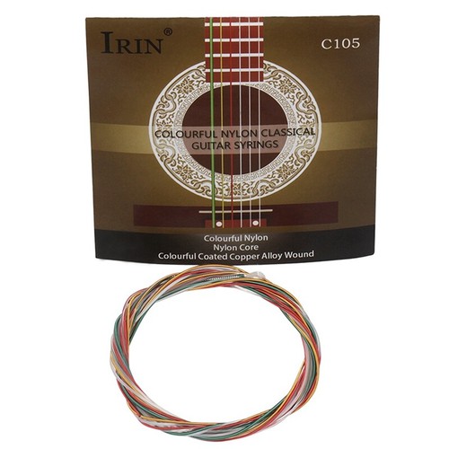C105 Corde per chitarra nylon nucleo rivestito in lega di rame ferita per classe acustica I1 - Foto 8 di 10