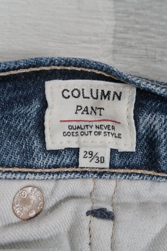 Pantalones de mezclilla Levi's Column ribete elástico azul para mujer W30 L28 - Imagen 15 de 18