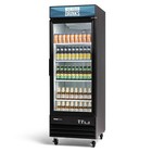 Peakcold Large Capacity Ice Cold Drinks Display Cooler - Glass Door Refrigerator