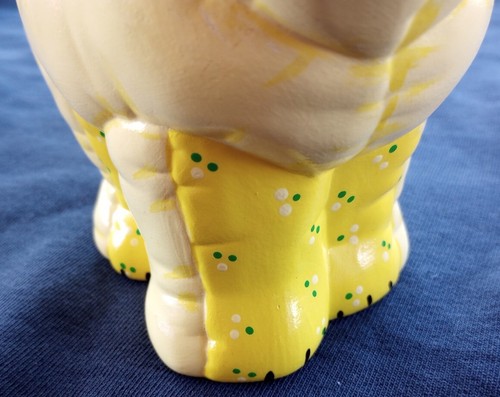 Kimple Mold Corp Ceramic Yellow Dinosaur Hand Painted 1986 - Picture 15 of 18