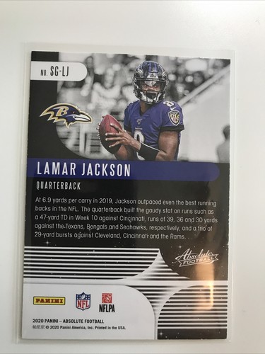 2020 Lamar Jackson Absolute Star Gazing - Picture 2 of 2