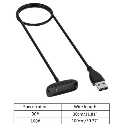 For Fitbit Inspire 2 Smart Watch USB Charger Charging Cord Charge Cable - Picture 6 of 13