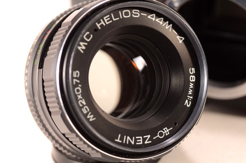 ZENIT 12SD Working Checked SLR M42 USSR Film Camera, Helios 44M-4 58mm Lens Mint - Picture 11 of 16