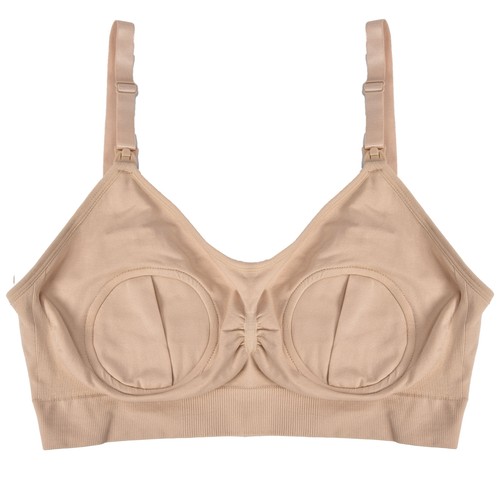 Breathable Hands Pumping Bra Women Breastfeeding Bralette Nursing Bra XL FRT - Picture 9 of 12