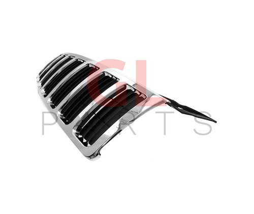 RADIATOR GRILLE FRONT GRILL FOR JEEP GRAND CHEROKEE 2005 2006 2007 CHROME - Picture 3 of 5