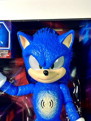 2024 JAKKS - Sonic the Hedgehog 3 (Movie) - ULTIMATE TALKING SONIC 14in Figure - Picture 7 of 19