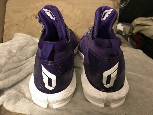 adidas D LILLARD 2ER-PACK PrimeKnit DAME lila weiß LAKERS Herren 13 Basketballschuhe - Bild 2 von 6
