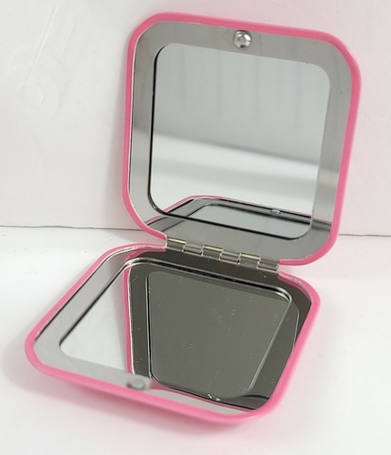 Espejo de maquillaje de belleza profesional compacto rosa 2 en 1 TRIM 2x/1X aumento - Imagen 4 de 4